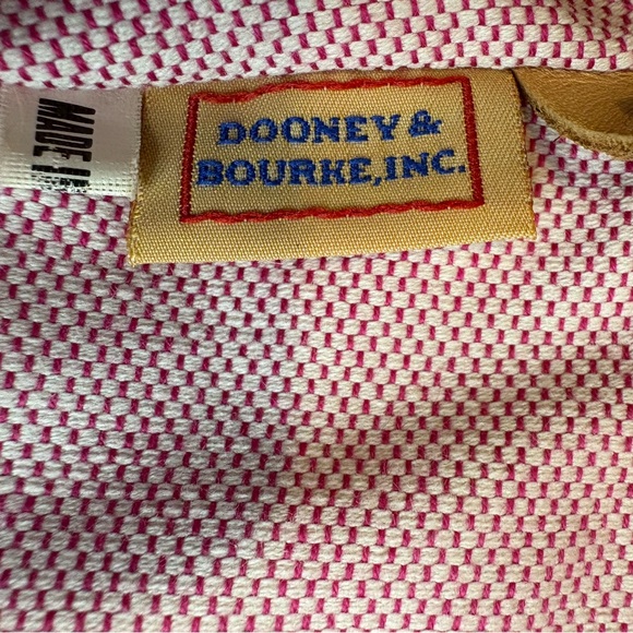 Dooney & Bourke Red and Tan Tote Bag - Picture 10 of 11